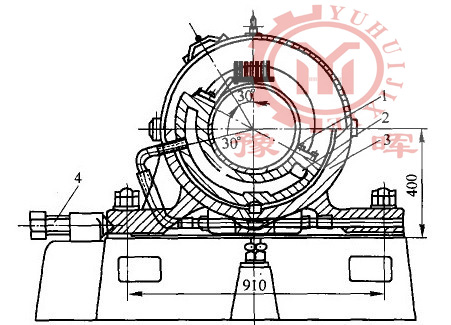 氧化鋅回轉(zhuǎn)窯傳動結(jié)構(gòu)
